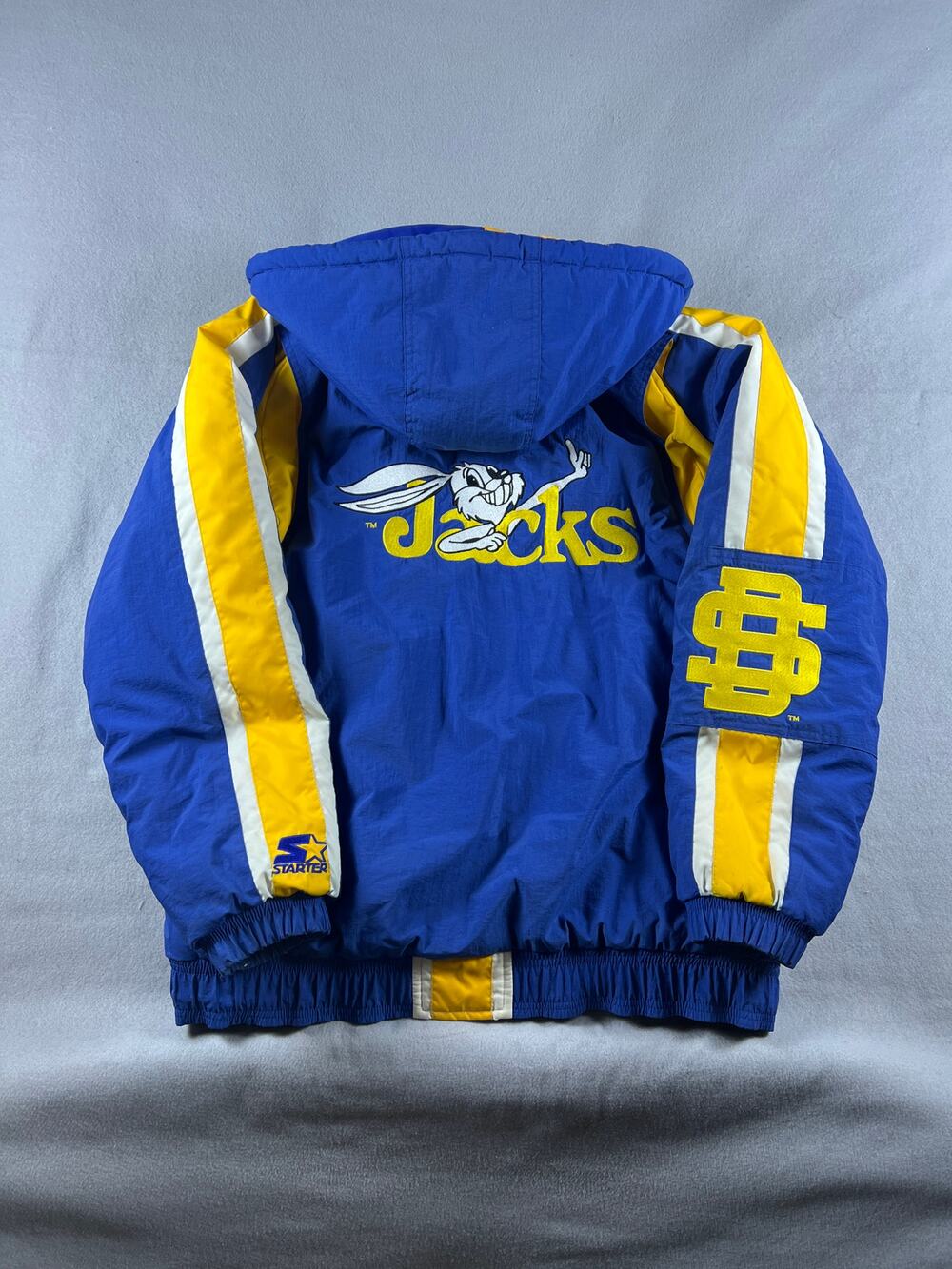 South Dakota State University Starter Puffer Coat Jacket Medium Sports College